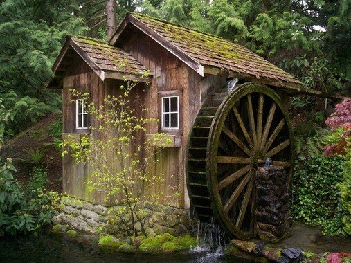Thornton's Mill and Water Wheels