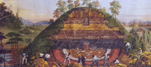 Virginia Burial Mounds Map