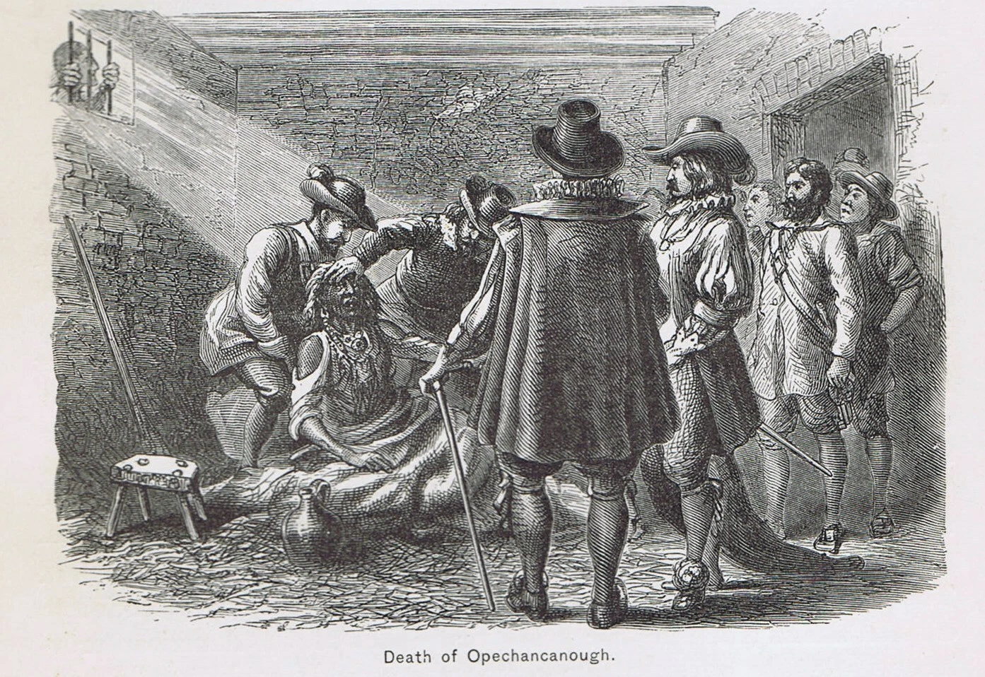 Death of Opechancanough