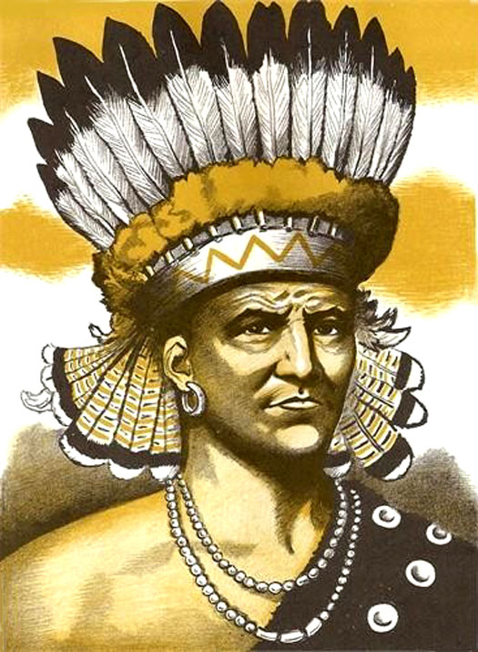 Powhatan Chief Opechancanough